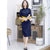 Stricken Patchwork Modernes Cheongsam Fashion Qipao Tageskleid