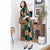 Patchwork Modern Cheongsam Flannelette Qipao Day Dress