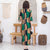 Patchwork Modern Cheongsam Flannelette Qipao Day Dress