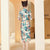 Knee Length Ukiyoe Pattern Velvet Modern Cheongsam Day Dress