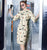 Trumpet Sleeve Velvet Modern Cheongsam Chic Day Dress