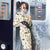 Trumpet Sleeve Velvet Modern Cheongsam Chic Day Dress