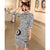 Plaids & Checks Pattern Velvet Modern Cheongsam Chic Mini Dress