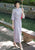 1930er Shanghai Stil Cheongsam Blumenspitze Chinesisches Kleid