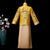 Traje de túnica de traje de novio chino tradicional bordado de dragón de longitud completa