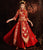 Dragon & Phoenix Embroidery Pleated Skirt Traditional Chinese Wedding Suit