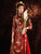 Dragon & Phoenix Stickerei Faltenrock Traditioneller Chinesischer Hochzeitsanzug