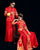 Blumenstickerei Faltenrock Traditioneller Chinesischer Hochzeitsanzug mit Quasten