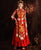 Floral & Phoenix broderie jupe plissée costume de mariage chinois traditionnel