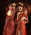 Abito da sposa tradizionale cinese a maniche doppie con ricamo floreale con nappe