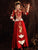 Costume de mariage chinois traditionnel à double manche avec broderie Phoenix