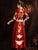 Phoenix Stickerei Doppelarm Traditioneller Chinesischer Hochzeitsanzug mit Quaste