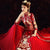 Peacock & Floral Embroidery 3/4 Sleeve Traditional Chinese Wedding Suit