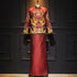 Dragon Embroidery Full Length Traditional Chinese Groom Suit