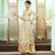 Floral Embroidery & Sequins Pleated Skirt Traditional Chinese Wedding Suit