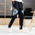 100% Cotton Chinese Style Ankle Banded Pants Ninth Pants