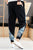 Pantalones con bandas de tobillo de estilo chino 100% algodón Noveno pantalón