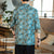 Langärmliges chinesisches Hemd aus Baumwolle mit Drachenmuster