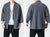 Loose Men's Cardigan Kimono Shirt Samurai Costume