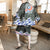 Abito kimono casual in stile cinese con motivo Cyprinus