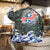 Traje de kimono casual estilo chino con estampado de Cyprinus
