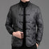 Mandarin Collar Strap Button Chinese Style Down Jacket