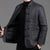 Mandarin Collar Strap Button Chinese Style Jacket Business Suit