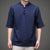 Mandarin Collar Half Sleeve Signature Cotton Chinese Shirt Base Shirt
