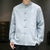 Camisa básica de Kung Fu chino tradicional de algodón con bordado de dragón