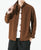 Chinese Style Men's Retro Trendy Long Sleeve Shirt Casual Corduroy Large Size Top