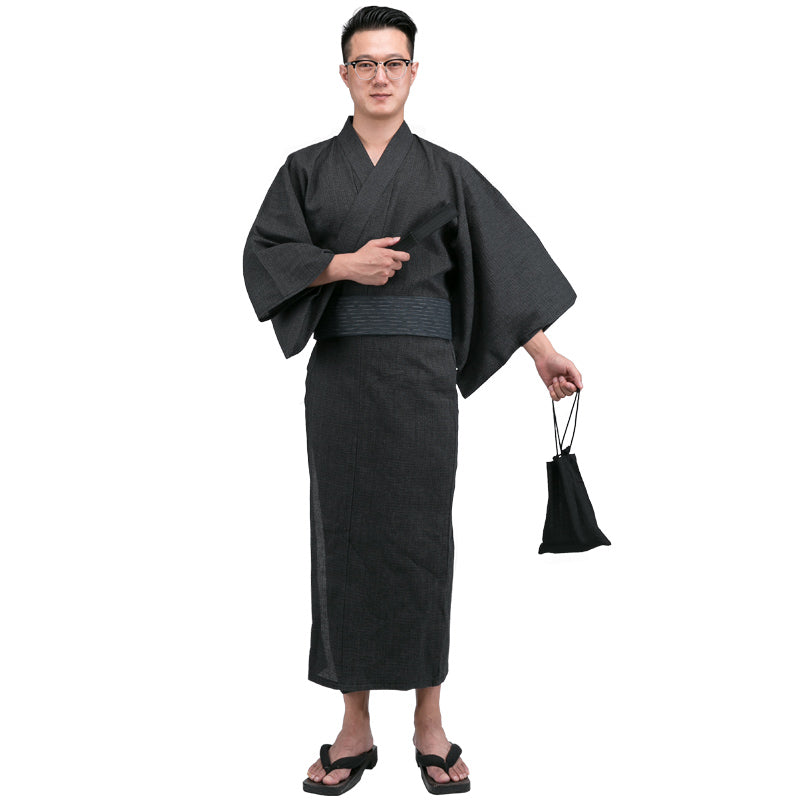 IDREAMMART Traditional Japanese Kimono Retro Samurai Robe