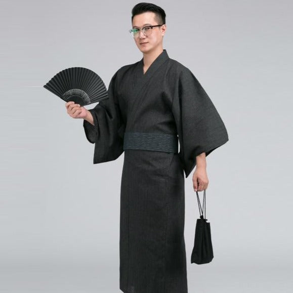 Traditional Japanese Kimono Retro Samurai Robe – IDREAMMART
