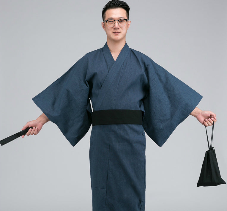 IDREAMMART Traditional Japanese Kimono Retro Samurai Robe