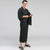 Plaids & Checks Pattern Kimono japonais traditionnel Robe de samouraï rétro