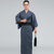 Plaids & Checks Pattern Traditional Japanese Kimono Retro Samurai Robe