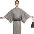 Patrón Auspicioso Kimono Japonés Tradicional Con Traje Samurai Retro