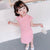 Cap Sleeve Plaids & Checks Cotton Kid's Cheongsam Dress