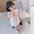 Ruffle Sleeve Floral Lace Kid's Cheongsam Dress