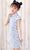 Mandarin Collar Cap Sleeve Girl's Cheongsam Mini Floral Chinese Dress