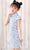Chinesisches Cheongsam-Minikleid mit Stehkragen und Flügelärmeln für Mädchen