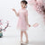 Taille Empire Cheongsam Top Floral Dentelle Princesse Style Fille Robe Chinoise