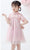 Empire Waist Cheongsam Top Floral Lace Princess Style Girl's Chinese Dress