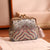 Auspicious Clouds Pattern Multi-Level Brocade Chinese Purse Wallet