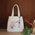 Hand Drawing Orchid Chinese Style Canvas Shoulder Bag
