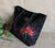 Bolso de hombro de lona de estilo chino con flor de equinoccio de dibujo a mano