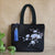 Hand Drawing Wintersweet Chinese Style Canvas Shoulder Bag with Tassel