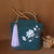 Hand Drawing Mangnolia Chinese Style Canvas Shoulder Bag Handbag