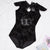 Chinese Style Cheongsam Top Floral Chinlon One-piece Swimsuit