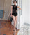 Chinese Style Cheongsam Top Floral Chinlon One-piece Swimsuit