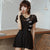 Lace Neck Cheongsam Style 3-pieces Swimsuit